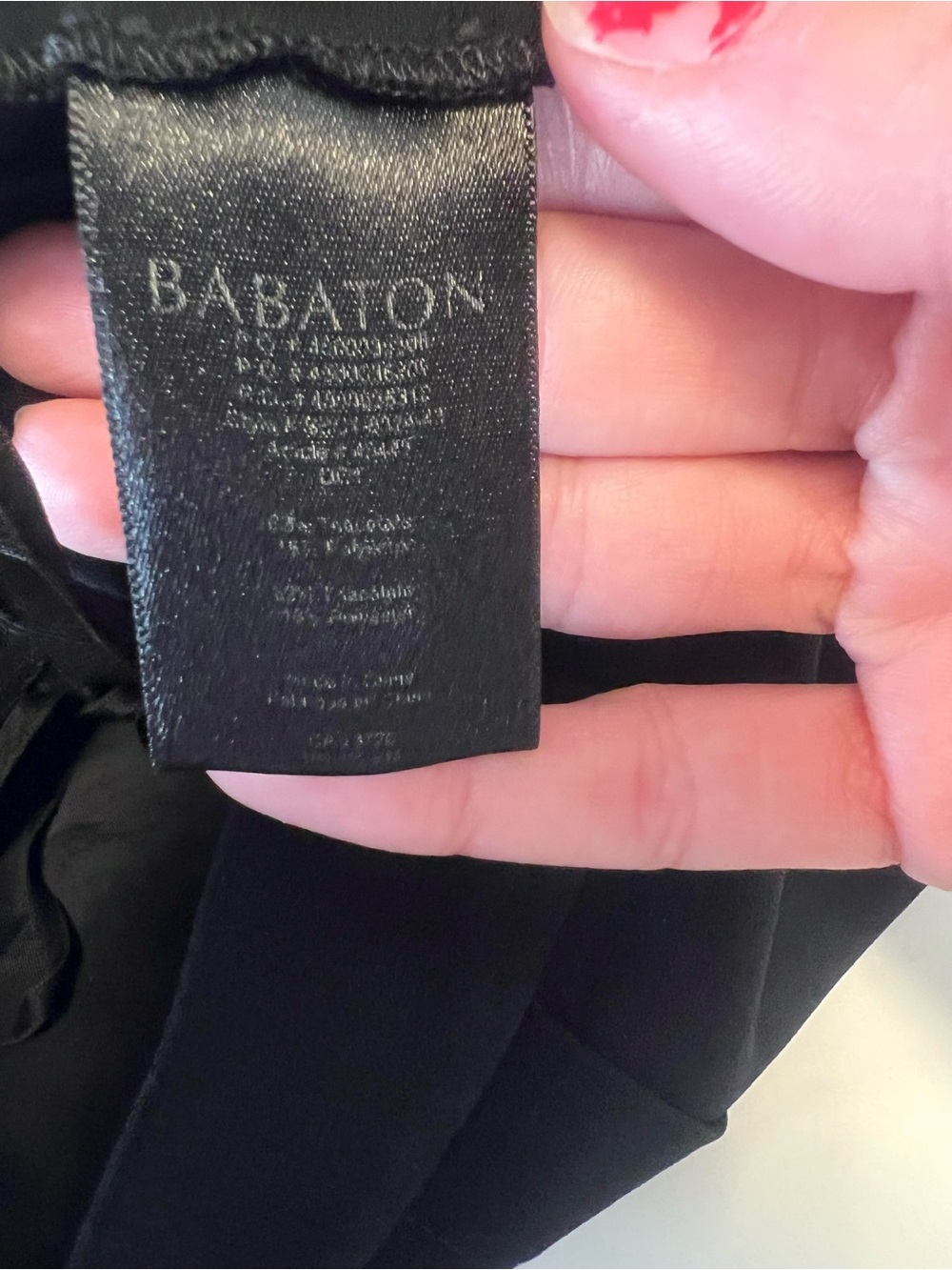 Babaton Black Women's Tailored Elastic-Waist Trousers | Workwear - Picture 3 of 8